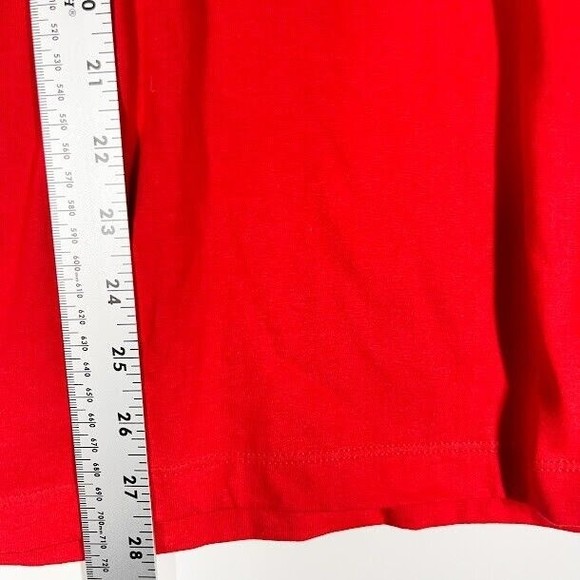 Nike Air Tee Mens Red Classic Fit Short Sleeve Athletic T-Shirt Size Medium NWT - Picture 4 of 7